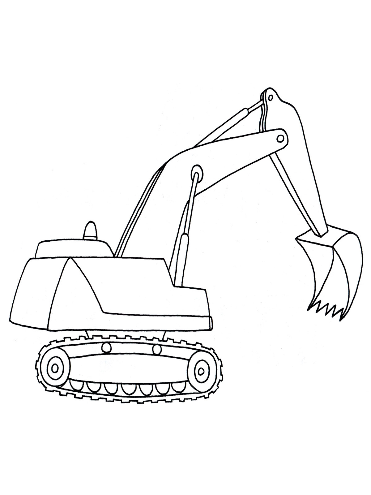 Detail Sketsa Gambar Excavator Nomer 55