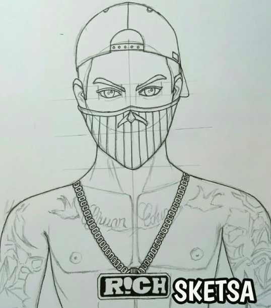 Detail Sketsa Gambar Free Fire Koleksi Nomer 12 Detail Sketsa Gambar Free Fire Koleksi Nomer 12