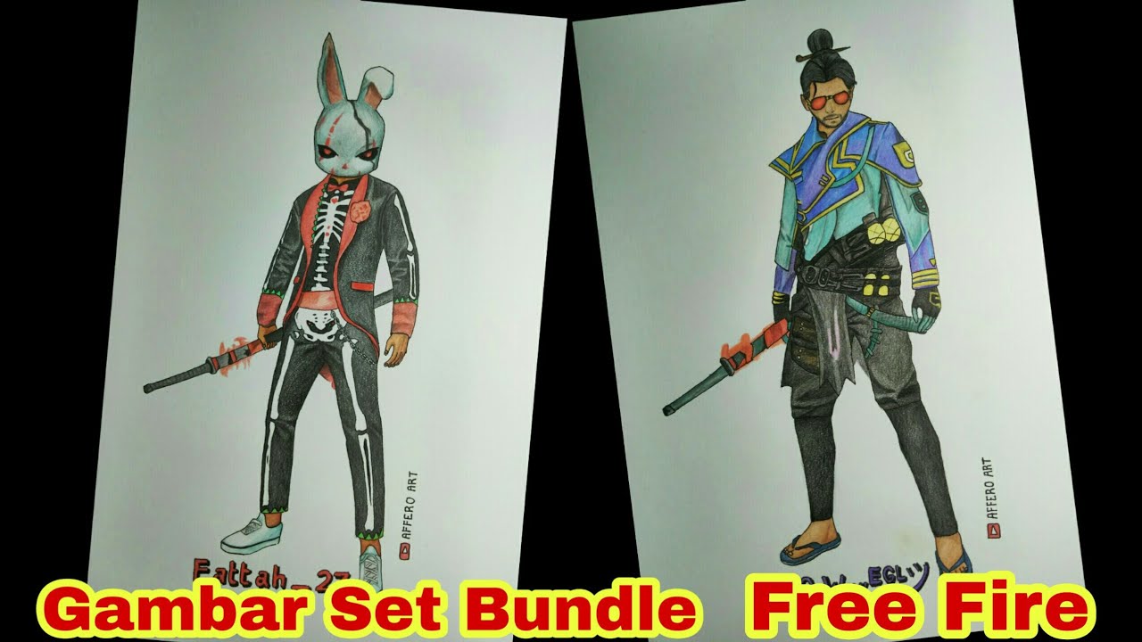 Detail Sketsa Gambar Free Fire Nomer 14