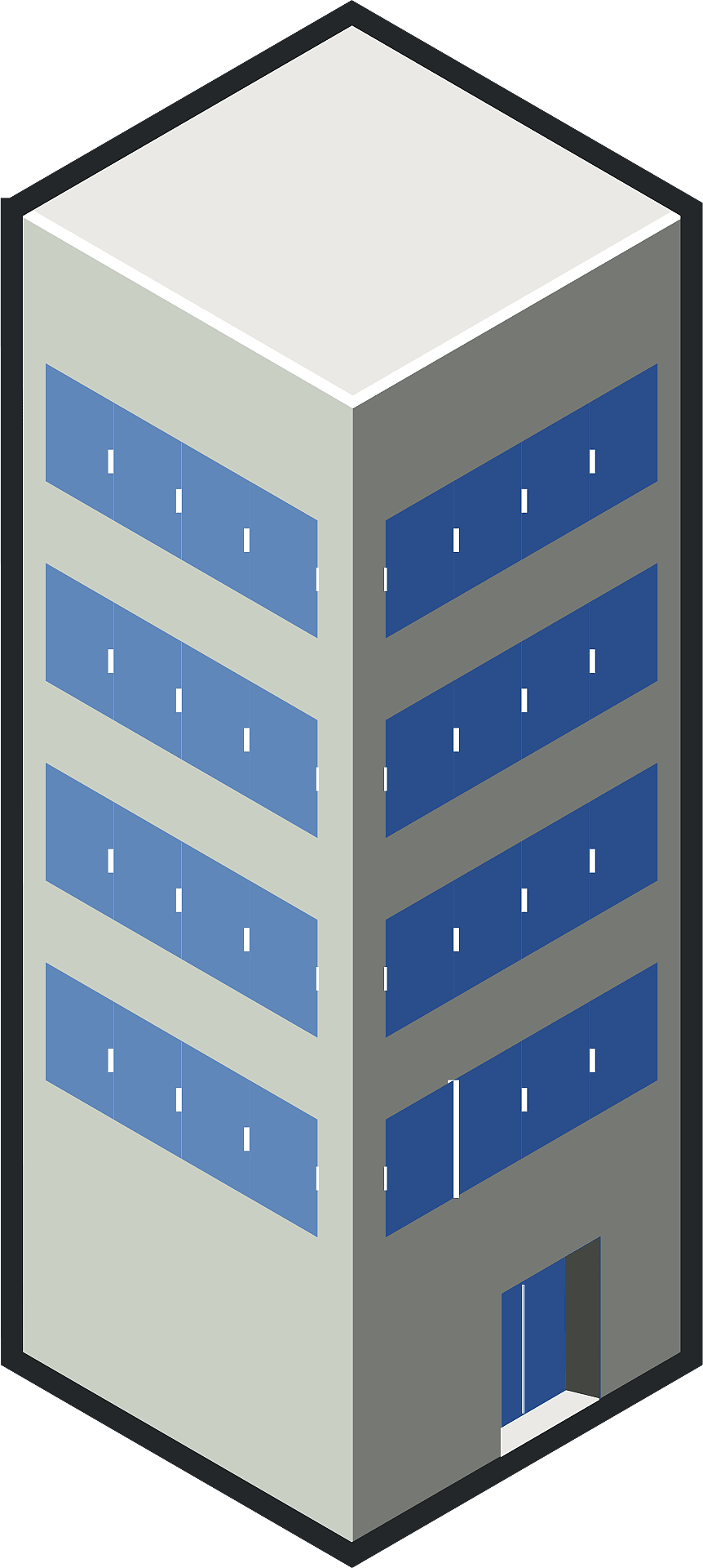 Detail Sketsa Gambar Gedung Nomer 16