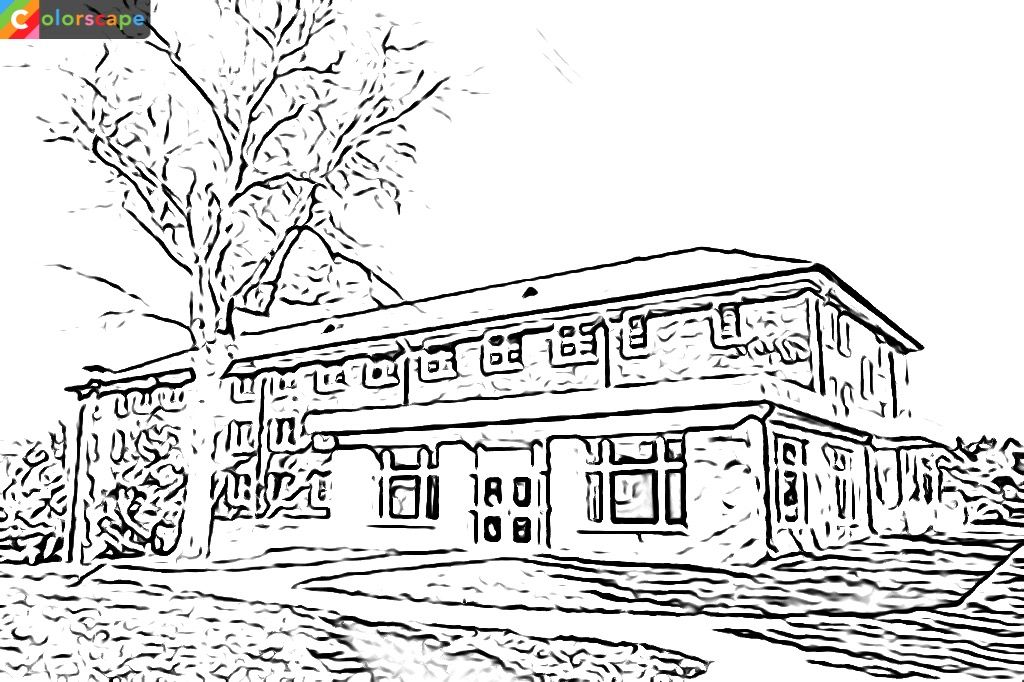 Detail Sketsa Gambar Gedung Sekolah Nomer 36