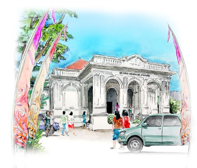 Detail Sketsa Gambar Gedung Sekolah Nomer 46