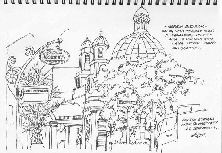 Detail Sketsa Gambar Gereja Nomer 40