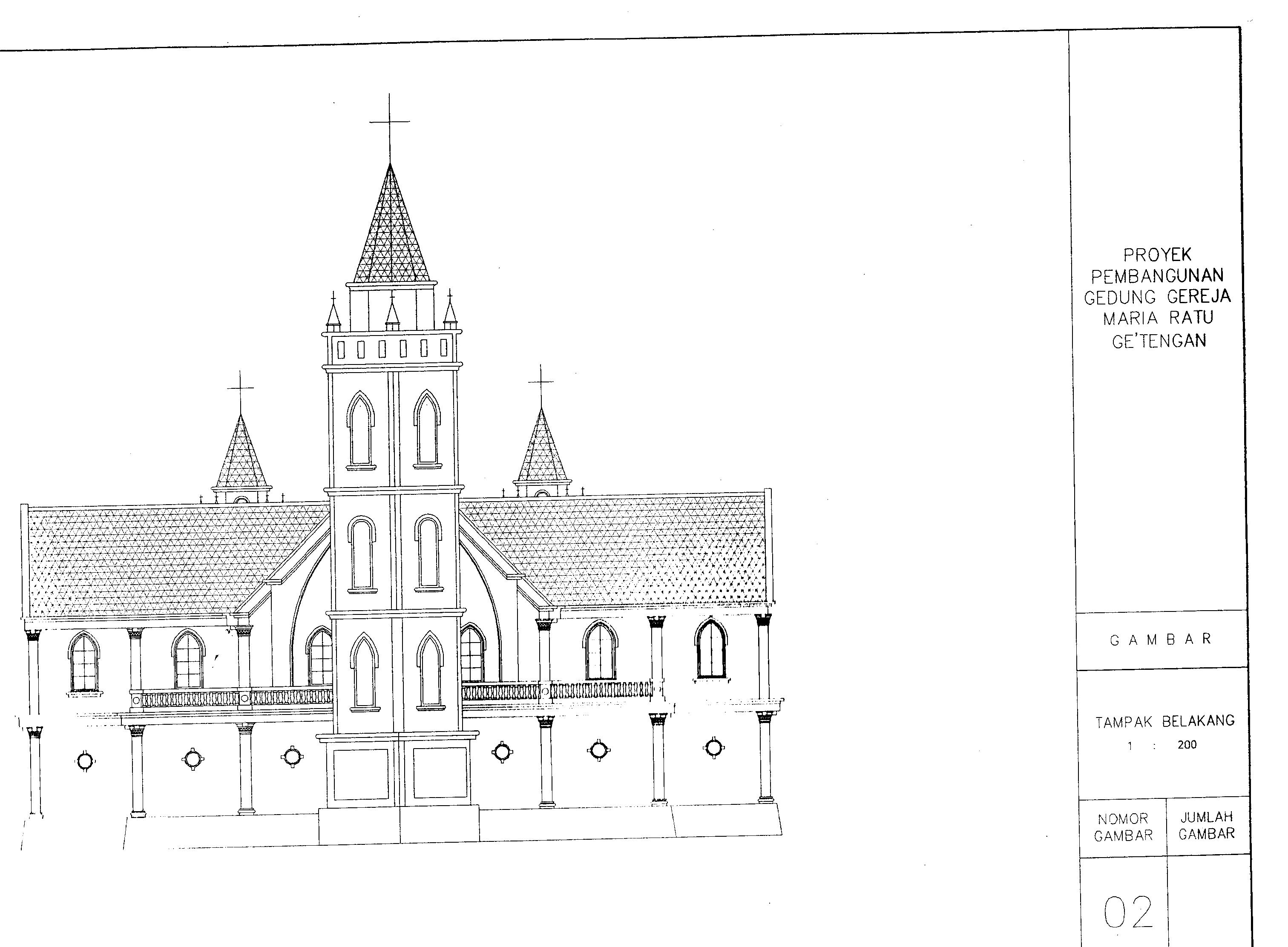 Detail Sketsa Gambar Gereja Nomer 41