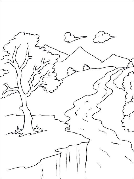 Detail Sketsa Gambar Gunung Nomer 34