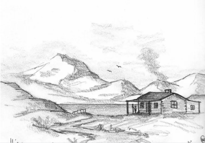 Detail Sketsa Gambar Gunung Nomer 48