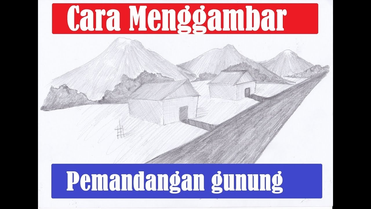 Detail Sketsa Gambar Gunung Nomer 55