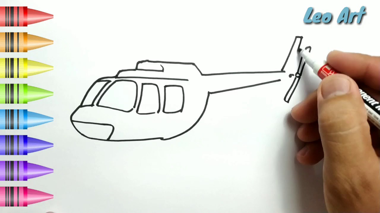 Detail Sketsa Gambar Helikopter Nomer 27