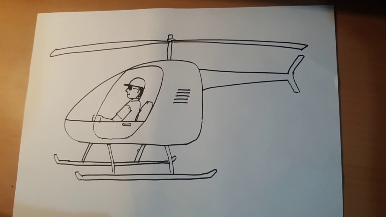 Detail Sketsa Gambar Helikopter Nomer 31