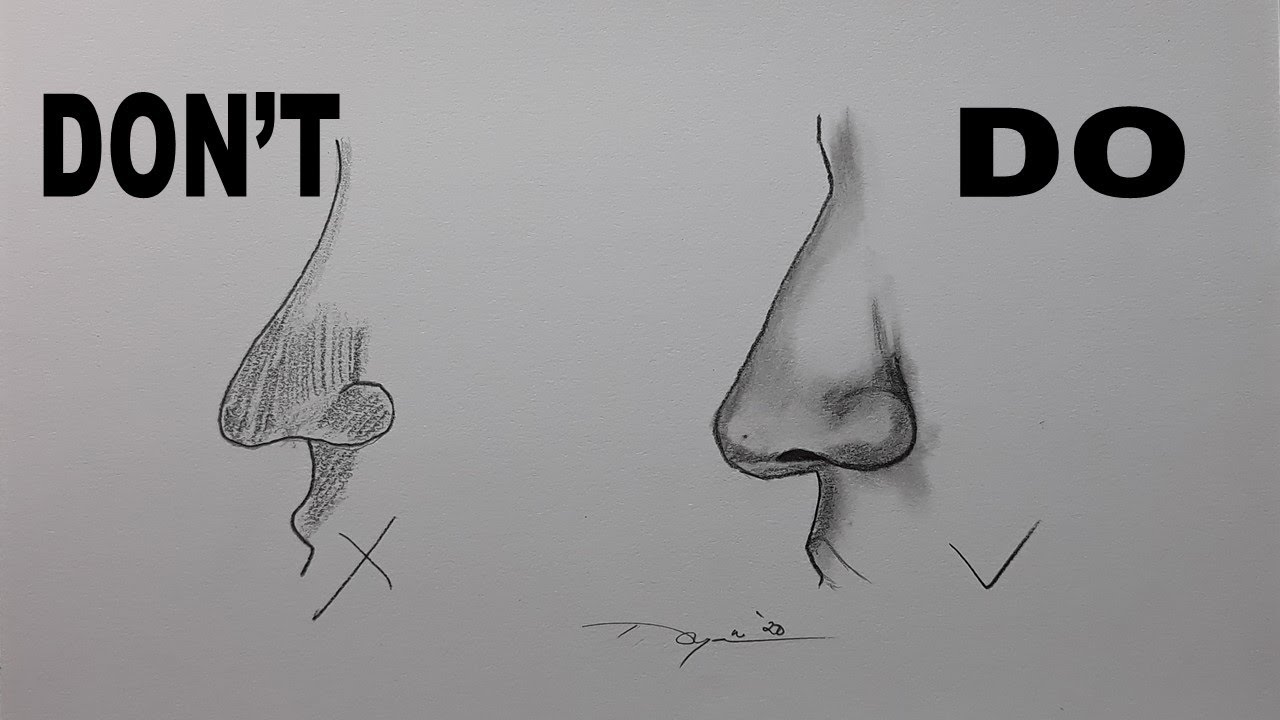 Detail Sketsa Gambar Hidung Nomer 12