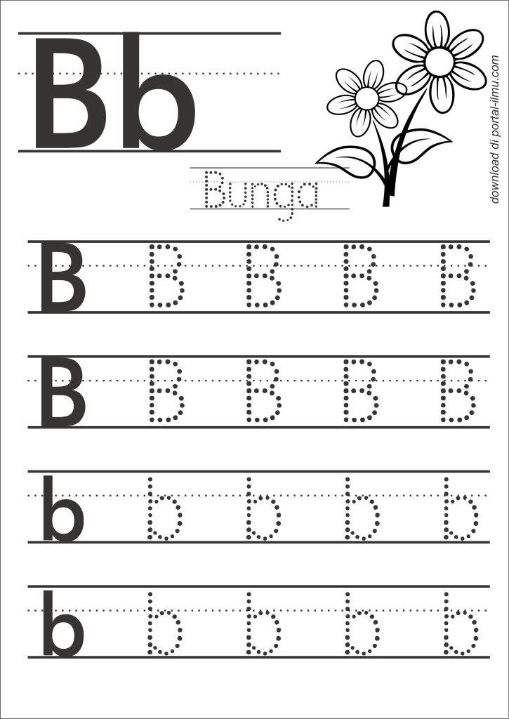 Detail Sketsa Gambar Huruf D Nomer 15