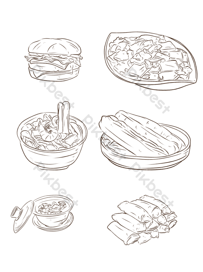 Detail Sketsa Gambar Iklan Makanan Nomer 36