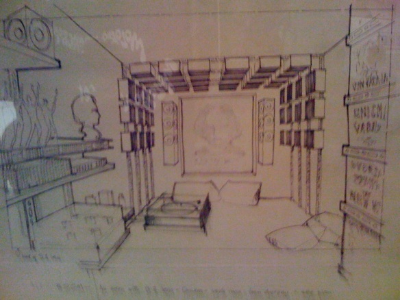 Detail Sketsa Gambar Indoor Nomer 26