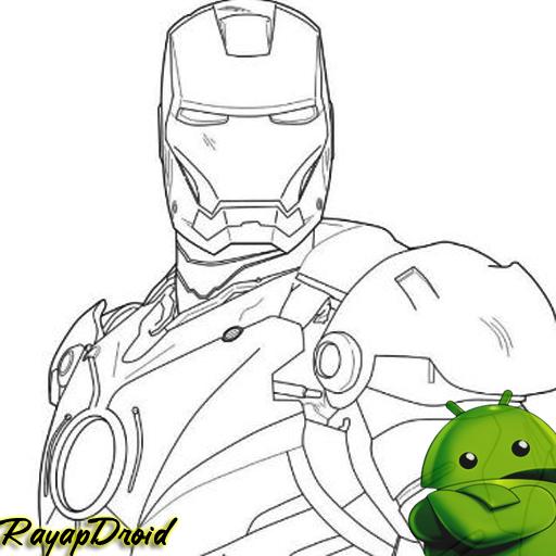 Detail Sketsa Gambar Iron Man Nomer 25