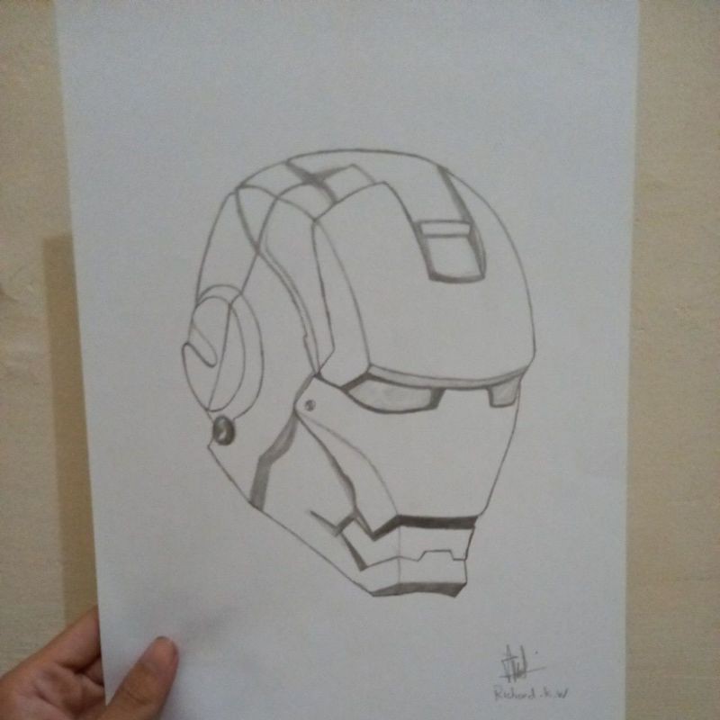 Detail Sketsa Gambar Iron Man Koleksi Nomer 26