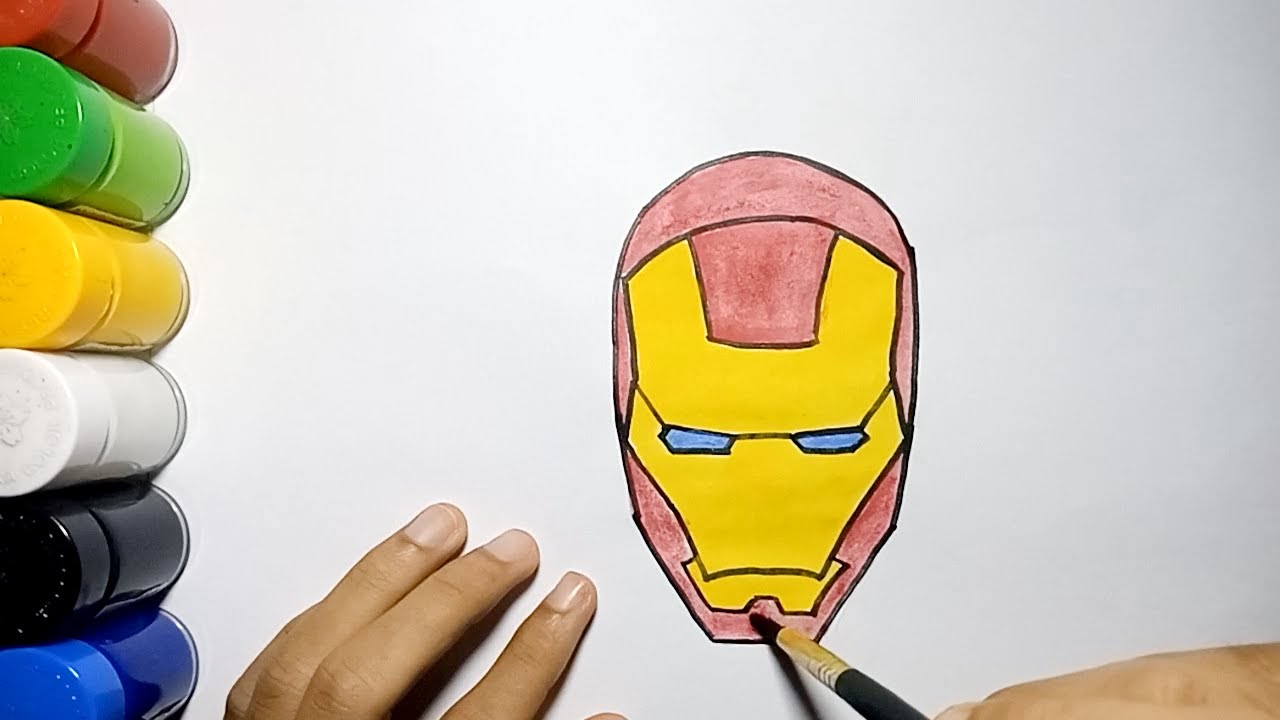 Detail Sketsa Gambar Iron Man Nomer 32