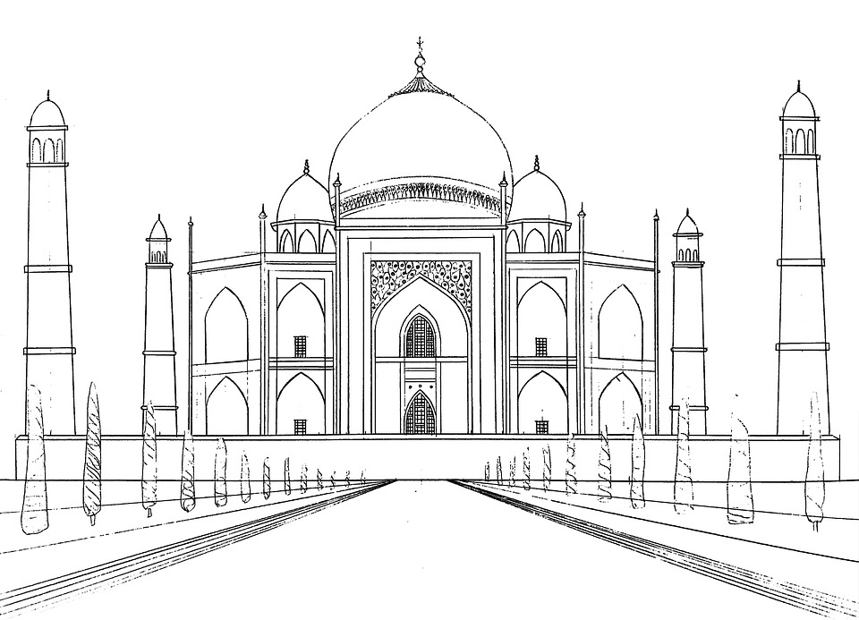Detail Sketsa Gambar Istana Nomer 13