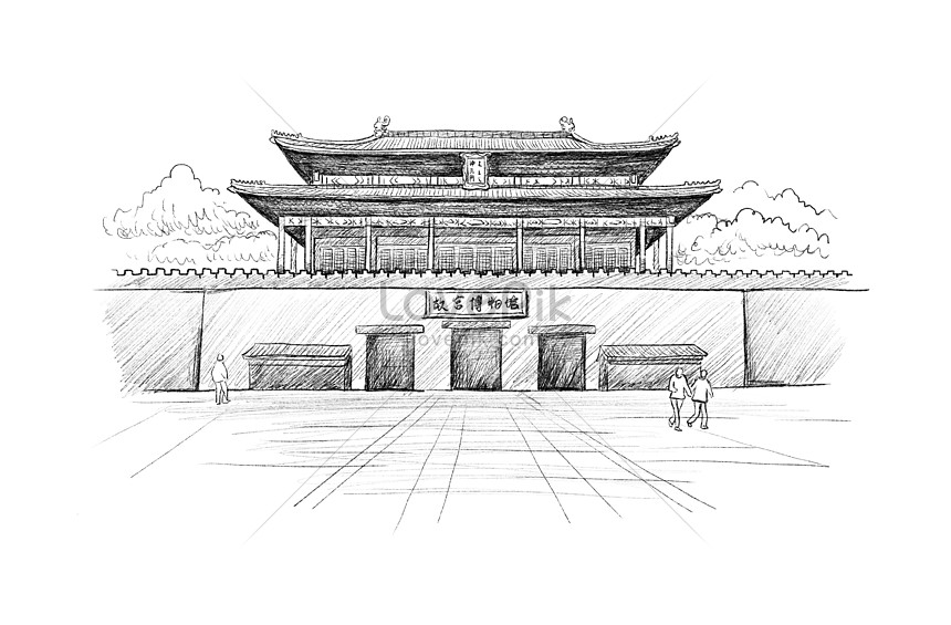 Detail Sketsa Gambar Istana Nomer 18