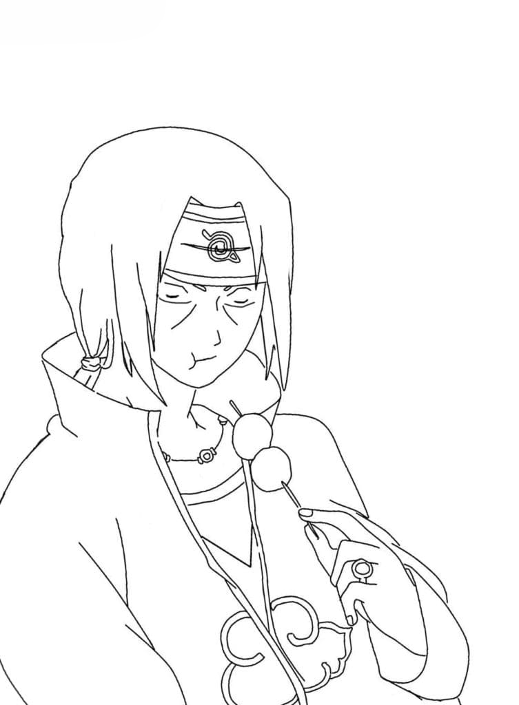 Detail Sketsa Gambar Itachi Nomer 21