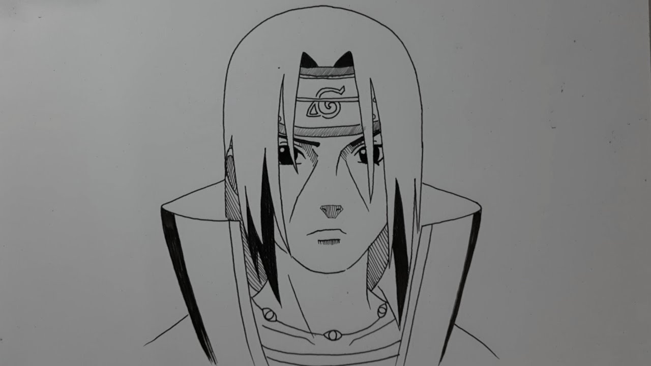 Detail Sketsa Gambar Itachi Nomer 22