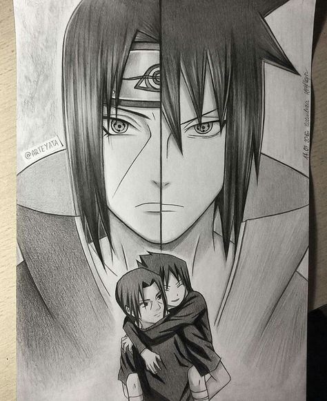 Detail Sketsa Gambar Itachi Nomer 30