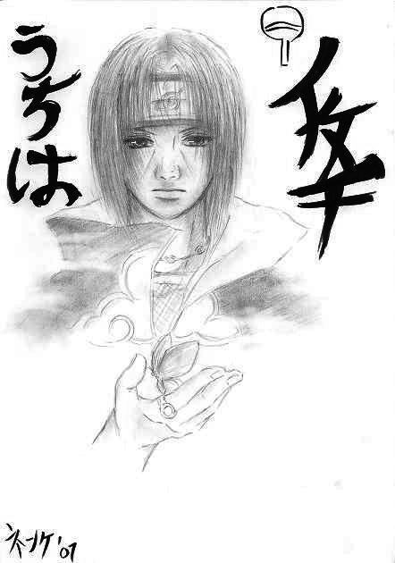 Detail Sketsa Gambar Itachi Nomer 35