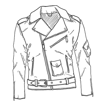 Detail Sketsa Gambar Jaket Nomer 12