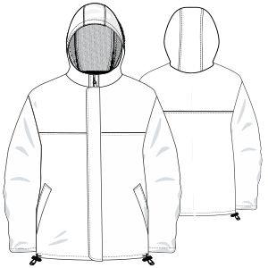 Detail Sketsa Gambar Jaket Nomer 13