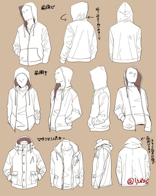Detail Sketsa Gambar Jaket Nomer 14