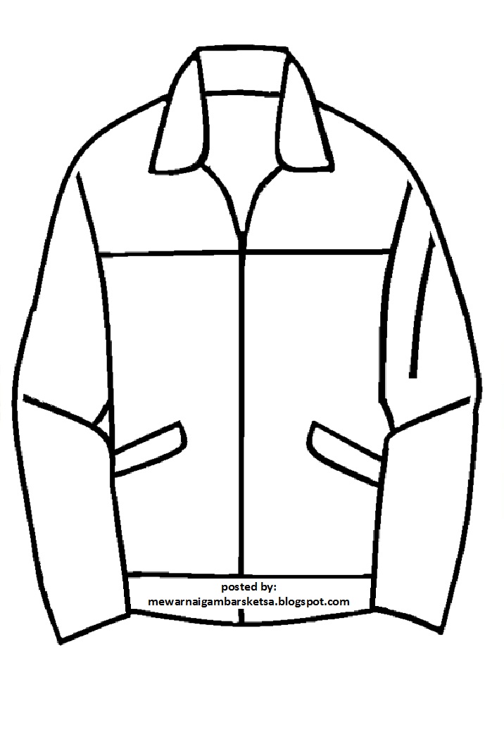 Detail Sketsa Gambar Jaket Nomer 15