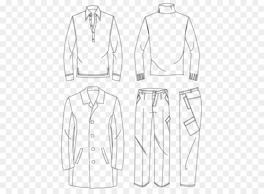 Detail Sketsa Gambar Jaket Nomer 20