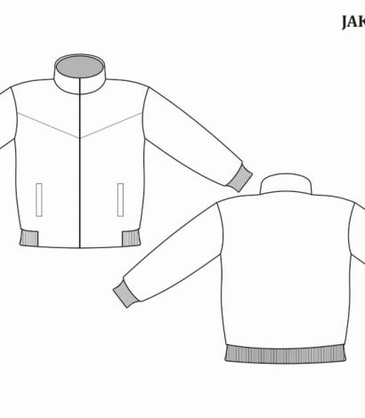 Detail Sketsa Gambar Jaket Nomer 26