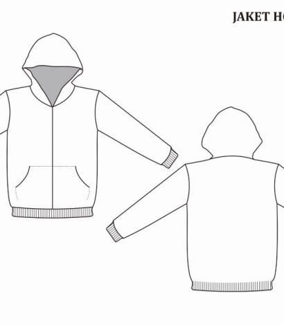 Detail Sketsa Gambar Jaket Nomer 28