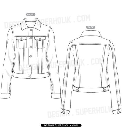 Detail Sketsa Gambar Jaket Nomer 4