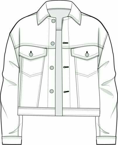 Detail Sketsa Gambar Jaket Nomer 5