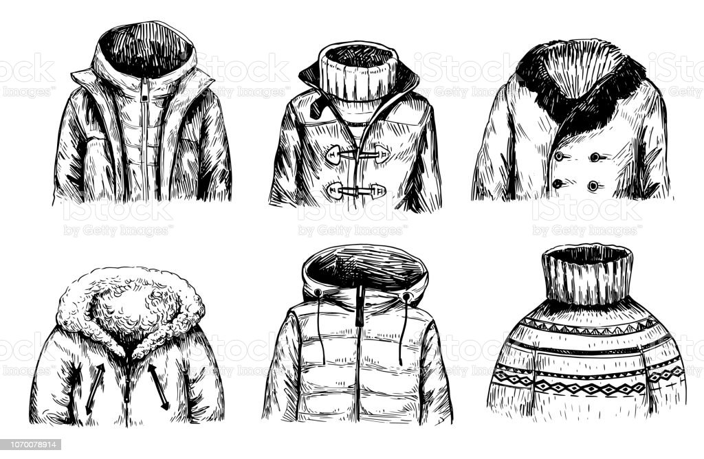 Detail Sketsa Gambar Jaket Nomer 42