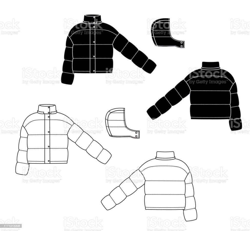 Detail Sketsa Gambar Jaket Nomer 45