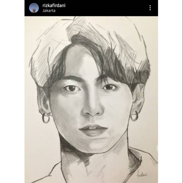 Detail Sketsa Gambar Jungkook Nomer 41