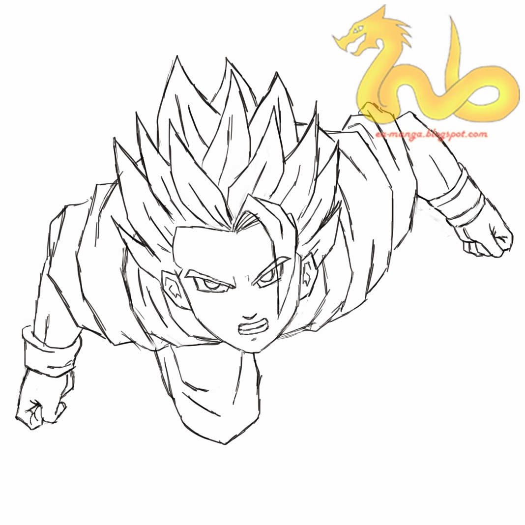 Detail Sketsa Gambar Karakter Dragon Ball Nomer 13