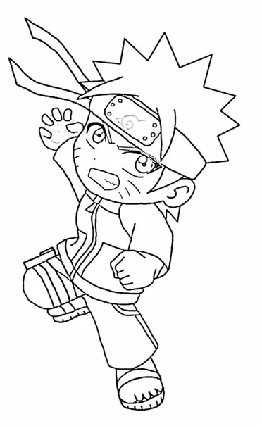 Sketsa Gambar Karakter Naruto - KibrisPDR