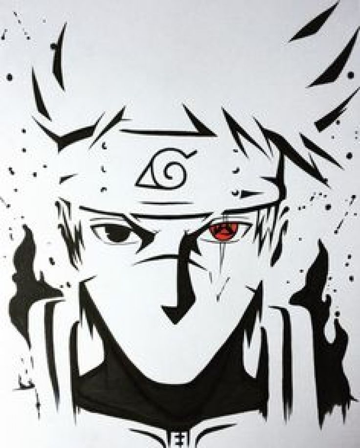 Detail Sketsa Gambar Karakter Naruto Nomer 2