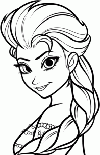 Detail Sketsa Gambar Kartun Frozen Nomer 34