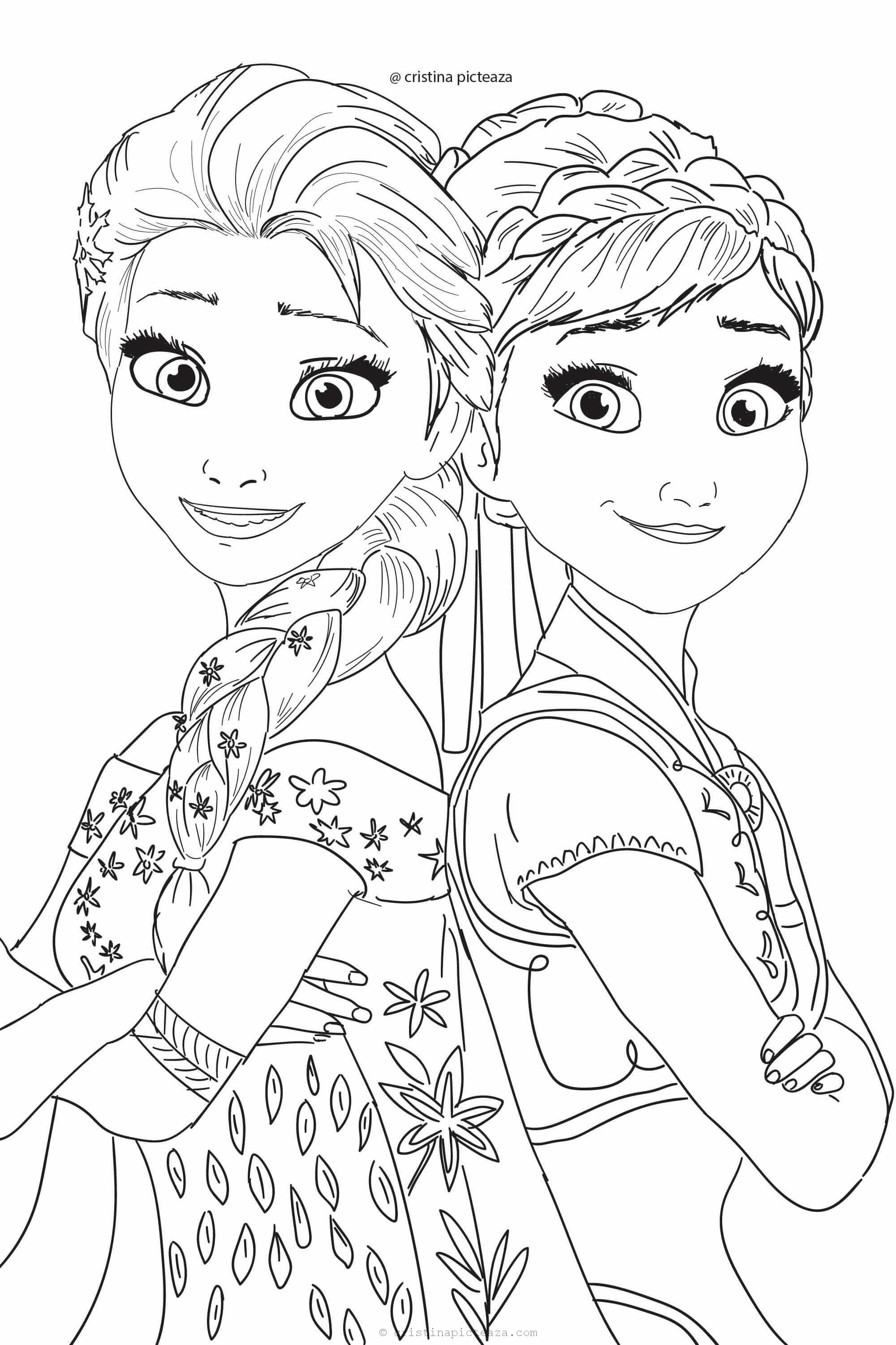 Detail Sketsa Gambar Kartun Frozen Nomer 47