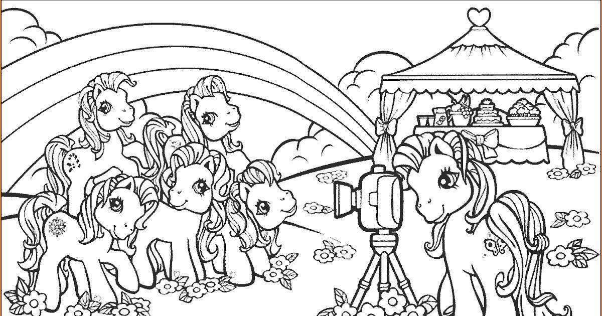 Detail Sketsa Gambar Kartun Kuda Poni Nomer 29