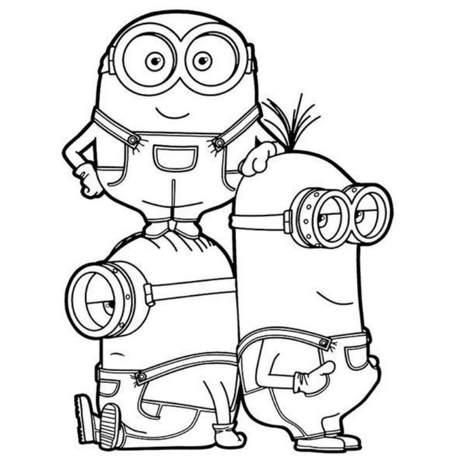 Detail Sketsa Gambar Kartun Minion Nomer 25