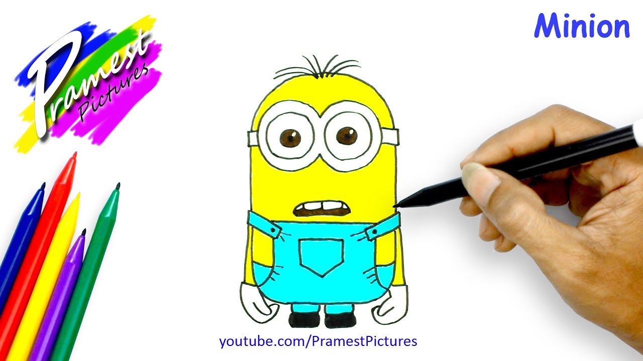 Detail Sketsa Gambar Kartun Minion Nomer 4