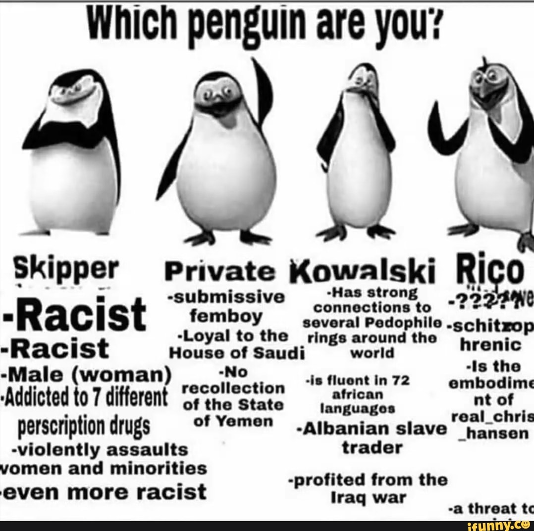 Detail Which Penguin Of Madagascar Are You Nomer 5