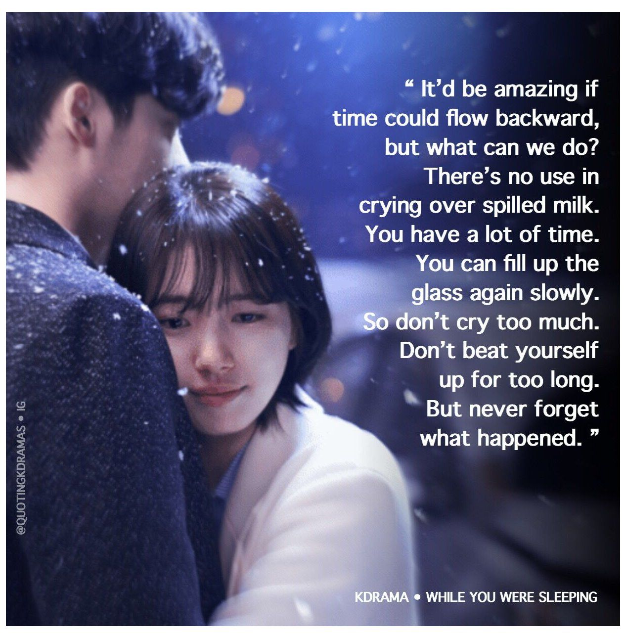 Detail While You Were Sleeping Quotes Nomer 3