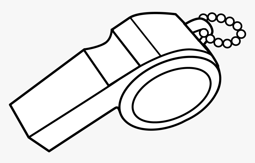 Whistle Black And White Clipart - KibrisPDR