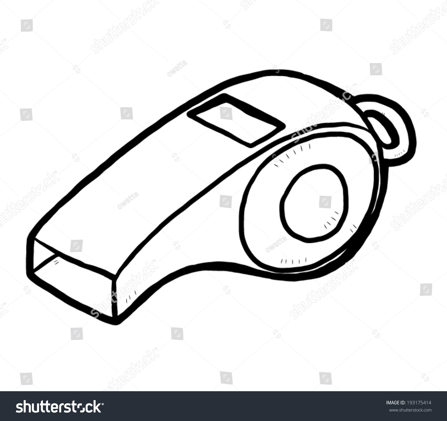 Detail Whistle Black And White Clipart Nomer 31